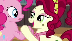 Size: 1920x1080 | Tagged: safe, screencap, cherry jubilee, pinkie pie, earth pony, pony, g4, party pooped, female, mare