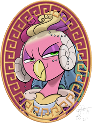 Size: 1201x1599 | Tagged: safe, artist:andypriceart, artist:koolfrood, idw, princess eris, draconequus, g4, spoiler:comic, smiling