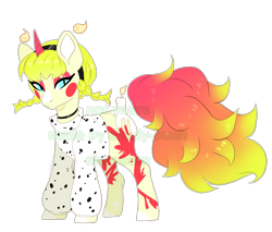 Size: 1891x1614 | Tagged: safe, artist:shady-bush, oc, oc only, original species, scented pony, youkai, closed species, clothes, female, shirt, signature, simple background, solo, transparent background, watermark
