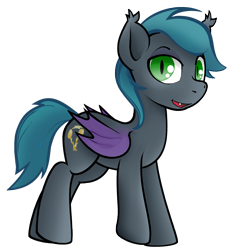 Size: 3200x3200 | Tagged: safe, artist:darkdoomer, oc, oc only, oc:spark gap, bat pony, pony, 2021 community collab, derpibooru community collaboration, fanfic:fine print, community related, high res, simple background, solo, transparent background