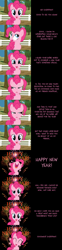 Size: 2000x8078 | Tagged: safe, artist:mlp-silver-quill, pinkie pie, earth pony, pony, comic:pinkie pie says goodnight, g4, comic, fireworks, happy new year, holiday, solo, sweet apple acres