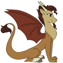 Size: 3000x3000 | Tagged: safe, artist:chelseawest, oc, oc only, draconequus, high res, magical gay spawn, male, offspring, parent:discord, parent:sunburst, simple background, solo, transparent background