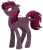 Size: 1307x1529 | Tagged: safe, artist:gallantserver, oc, oc only, alicorn, pony, concave belly, female, magical lesbian spawn, mare, offspring, parent:princess luna, parent:tempest shadow, parents:tempestluna, simple background, solo, transparent background