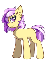 Size: 1200x1800 | Tagged: safe, artist:ravistdash, derpibooru exclusive, oc, oc only, oc:caramel kisses, earth pony, pony, 2021 community collab, derpibooru community collaboration, looking at you, simple background, smiling, solo, transparent background