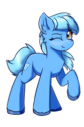 Size: 1200x1800 | Tagged: safe, artist:ravistdash, derpibooru exclusive, oc, oc only, oc:bleu cheese, earth pony, pony, 2021 community collab, derpibooru community collaboration, looking at you, simple background, smiling, solo, transparent background