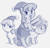 Size: 881x854 | Tagged: safe, artist:heretichesh, cheerilee, kettle corn, skeedaddle, earth pony, pony, g4, christmas, clothes, colt, female, filly, grumpy, happy, hat, holiday, male, mare, santa hat, skirt, smiling, trio, waving