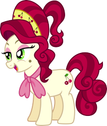 Size: 3000x3542 | Tagged: safe, artist:jeatz-axl, cherry jubilee, earth pony, pony, g4, female, high res, mare, simple background, solo, transparent background, vector