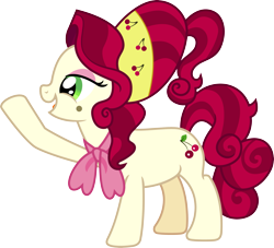 Size: 3301x3000 | Tagged: safe, artist:jeatz-axl, cherry jubilee, earth pony, pony, g4, female, high res, mare, simple background, solo, transparent background, vector