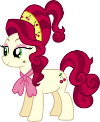 Size: 3000x3678 | Tagged: safe, artist:jeatz-axl, cherry jubilee, earth pony, pony, g4, female, high res, mare, simple background, solo, transparent background, vector