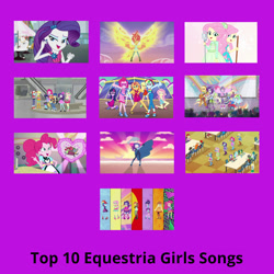 Size: 1080x1080 | Tagged: safe, artist:megalobronia, edit, edited screencap, screencap, applejack, flash sentry, fluttershy, pinkie pie, rainbow dash, rarity, sci-twi, sunset shimmer, twilight sparkle, coinky-dink world, eqg summertime shorts, equestria girls, equestria girls series, friendship through the ages, g4, good vibes, i'm on a yacht, life is a runway, my little pony equestria girls, my past is not today, shake your tail, so much more to me, the other side, spoiler:eqg series (season 2), helping twilight win the crown, humane five, humane seven, humane six, needs more saturation, top 10
