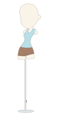Size: 1482x3072 | Tagged: safe, artist:smbros, equestria girls, g4, barely eqg related, clothes, lori loud, mannequin, no pony, outfit, shirt, shorts, simple background, the loud house, transparent background, undershirt