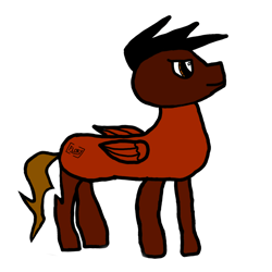 Size: 1492x1491 | Tagged: safe, artist:flory, oc, oc only, oc:flory, pegasus, pony, simple background, solo, white background