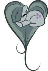 Size: 2263x3344 | Tagged: safe, artist:grebell, marble pie, earth pony, pony, g4, cute, female, heart, heart pony, high res, marblebetes, mare, simple background, sleeping, solo, transparent background