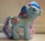 Size: 746x689 | Tagged: safe, photographer:lilcricketnoise, shenanigans (g3), earth pony, pony, g3, cloud, irl, open mouth, photo, solo, sun, toy