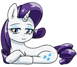 Size: 740x640 | Tagged: safe, artist:batipin, rarity, pony, unicorn, g4, lying down, simple background, solo, transparent background