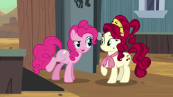 Size: 1920x1080 | Tagged: safe, screencap, cherry jubilee, pinkie pie, earth pony, pony, g4, party pooped, female, mare