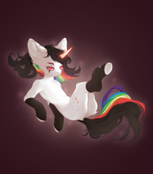 Size: 1764x2000 | Tagged: safe, artist:dustyonyx, oc, oc only, oc:sayori, pony, unicorn, female, magic, mare, solo