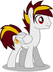 Size: 829x1127 | Tagged: safe, artist:amgiwolf, oc, oc only, pegasus, pony, male, pegasus oc, simple background, smiling, solo, stallion, transparent background, wings