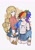 Size: 1340x1920 | Tagged: safe, artist:bobibobi-bo, applejack, rainbow dash, human, g4, belly button, breasts, cleavage, clothes, duo, female, humanized, lesbian, ship:appledash, shipping, tank top