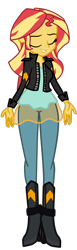 Size: 480x1554 | Tagged: safe, artist:gmaplay, sunset shimmer, equestria girls, g4, my past is not today, simple background, solo, transparent background