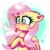 Size: 768x768 | Tagged: safe, artist:galaxy swirl, fluttershy, pegasus, pony, g4, :p, blushing, colored pupils, cute, daaaaaaaaaaaw, ear fluff, floppy ears, shyabetes, solo, tongue out