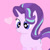 Size: 4096x4096 | Tagged: safe, artist:tiga mega, starlight glimmer, pony, unicorn, g4, blushing, heart, smiling, solo