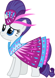 Size: 3000x4233 | Tagged: safe, artist:cloudy glow, rarity, pony, unicorn, g4, green isn't your color, clothes, dress, female, simple background, solo, transparent background, vector