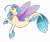 Size: 4300x3600 | Tagged: safe, artist:sashakruchkinatv, princess skystar, seapony (g4), g4, my little pony: the movie, blue eyes, female, fin wings, fins, fish tail, flower, flower in hair, flowing mane, freckles, jewelry, necklace, open mouth, pearl necklace, purple wings, simple background, smiling, solo, tail, transparent background, wings