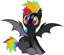 Size: 3300x2817 | Tagged: safe, artist:renhorse, oc, oc only, oc:snaptrap, bat pony, pony, female, high res, mare, simple background, solo, transparent background