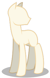 Size: 1035x1600 | Tagged: safe, artist:amgiwolf, oc, oc only, oc:nopony, pony, looking back, mannequin, simple background, solo, transparent background