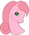 Size: 1176x1394 | Tagged: safe, artist:muhammad yunus, derpibooru exclusive, earth pony, pony, g2, aelita schaeffer, code lyoko, crossover, green eyes, looking at you, pink body, pink hair, ponified, simple background, smiling, solo, transparent background