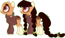 Size: 4477x2608 | Tagged: safe, artist:kurosawakuro, oc, oc only, earth pony, pony, base used, clothes, female, mare, simple background, solo, sweater, transparent background