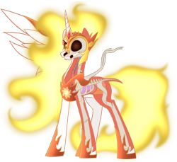 Size: 1200x1100 | Tagged: safe, artist:enigmadoodles, daybreaker, alicorn, pony, freeny's hidden dissectibles, g4, bone, dissectibles, female, mare, organs, simple background, skeleton, slender, solo, tall, thin, transparent background