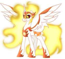 Size: 1200x1100 | Tagged: safe, alternate version, artist:enigmadoodles, daybreaker, pony, g4, simple background, solo, transparent background