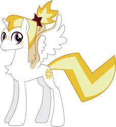 Size: 3055x3355 | Tagged: safe, artist:renhorse, princess celestia, pony, g4, alternate hair color, alternate hairstyle, broken horn, freckles, high res, horn, simple background, solo, transparent background