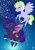 Size: 1748x2480 | Tagged: safe, artist:dawn-designs-art, oc, oc only, oc:swiftwings, oc:velvet daydream, bat pony, pegasus, pony, abstract, abstract art, abstract background, closed eye, digital art, duo, eyes closed, female, filly, happy, mare, minimalist, modern art