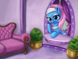 Size: 4000x3000 | Tagged: safe, artist:flusanix, lotus blossom, earth pony, pony, g4, female, mare, solo