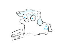 Size: 1200x800 | Tagged: safe, artist:horsesplease, double diamond, pony, shetland pony, g4, male, meme, squatpony