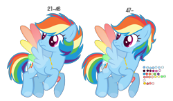 Size: 3000x1750 | Tagged: safe, artist:choisky13, rainbow dash, pony, g4, alternate hairstyle, older, older rainbow dash, simple background, solo, transparent background