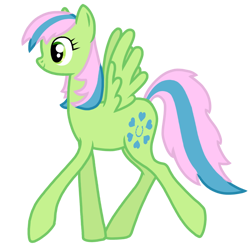 Size: 768x768 | Tagged: safe, artist:tangerinetwime, lucky dreams, pegasus, pony, g4, .ai available, .svg available, female, heart, horseshoes, mare, redraw, simple background, smiling, solo, transparent background, vector, walking