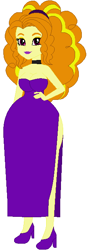 Size: 234x671 | Tagged: safe, artist:sturk-fontaine, adagio dazzle, equestria girls, g4, alternate universe, base used, big breasts, breasts, busty adagio dazzle, child bearing hips, clothes, dress, female, high heels, milf, purple lipstick, shoes, simple background, solo, white background, wide hips