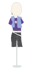 Size: 1438x3072 | Tagged: safe, artist:smbros, equestria girls, g4, barely eqg related, clothes, luke loud, luna loud, mannequin, no pony, outfit, paperclip, rule 63, the loud house