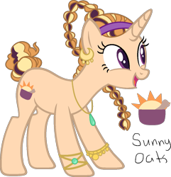 Size: 1077x1115 | Tagged: safe, artist:stalebread-chan, oc, oc only, oc:sunny oats, pony, unicorn, female, simple background, solo, transparent background