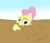 Size: 1400x1200 | Tagged: safe, artist:amateur-draw, fluttershy, pegasus, pony, g4, alternate hairstyle, clothes, female, mare, mud, pants, quicksand, severeshy, simple background, sinking, solo, suit, wet and messy