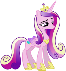 Size: 2355x2547 | Tagged: safe, artist:mehoep, princess cadance, alicorn, pony, g4, concave belly, crown, female, high res, hoof shoes, jewelry, mare, regalia, simple background, slender, solo, thin, tiara, transparent background, vector