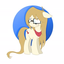 Size: 2051x2048 | Tagged: safe, artist:dyonys, oc, oc:cocodrillo, earth pony, pony, clothes, female, glasses, high res, mare, scar, scarf