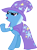 Size: 3000x4072 | Tagged: safe, artist:jeatz-axl, trixie, pony, unicorn, g4, cape, clothes, female, hat, mare, open mouth, raised hoof, simple background, transparent background, trixie's cape, trixie's hat, vector