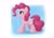 Size: 2048x1430 | Tagged: safe, artist:kurogewapony, pinkie pie, earth pony, pony, g4, female, mare, simple background, smiling, solo