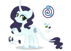 Size: 3500x2500 | Tagged: safe, artist:magicuniclaws, oc, oc only, hybrid, pony, unicorn, female, high res, interspecies offspring, mare, offspring, parent:discord, parent:rarity, parents:raricord, simple background, solo, transparent background