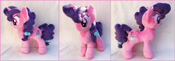 Size: 1600x560 | Tagged: safe, artist:lilmoon, sugar belle, pony, g4, irl, photo, plushie, solo
